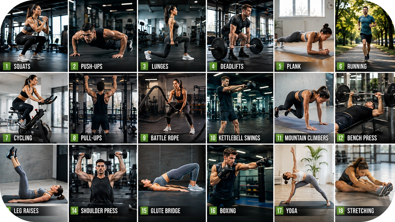 18 Essential Exercises for a Full-Body Workout, 18 Essential Exercises for a Full-Body Workout | Revive | Valuable | Health & Wellness